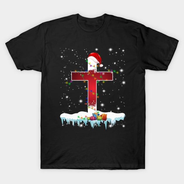 The Cross Christmas Day Costume Gift T-Shirt by Ohooha